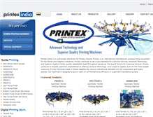 Tablet Screenshot of printexindia.com